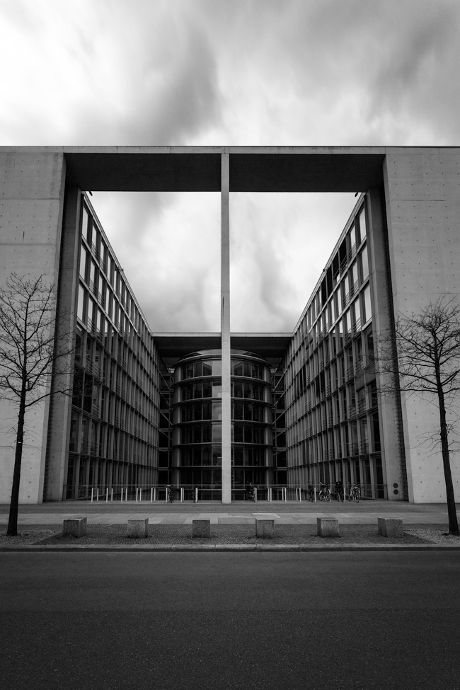 Bundestag Architecture Berlin Black White